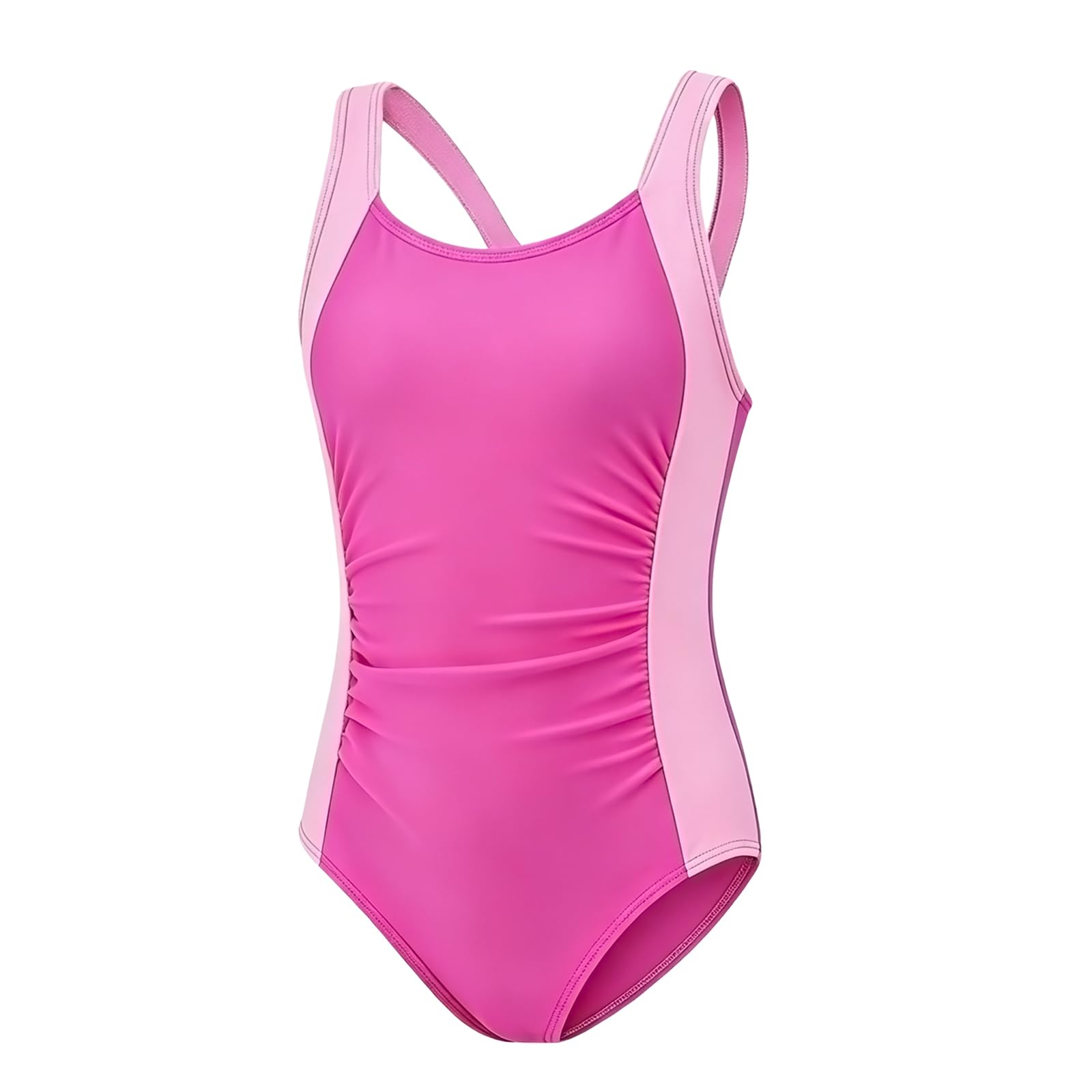flintronic Mädchen Badeanzug Einteilige Badeanzüge, Schwimmen Sommer Swimsuit Hawaiianischer Badeanzug Kinder Bikini Badebekleidung mit Verstellbare Schultergurte für Schwimmunterricht（7-12Jahre）