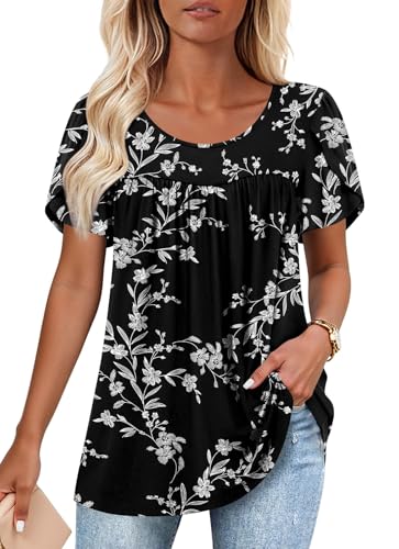 Anymiss Women's Spring Casual Tunic Tops