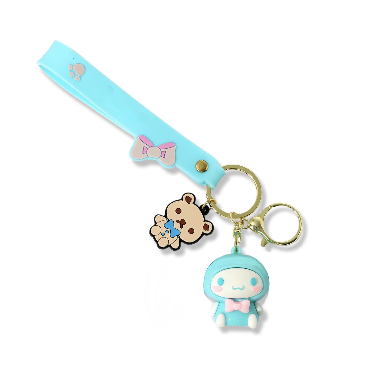 Cute Kawaii Keychain Anime Cartoon kawaii Keyring Pendants for Car Backpacks Accessories Jewelry