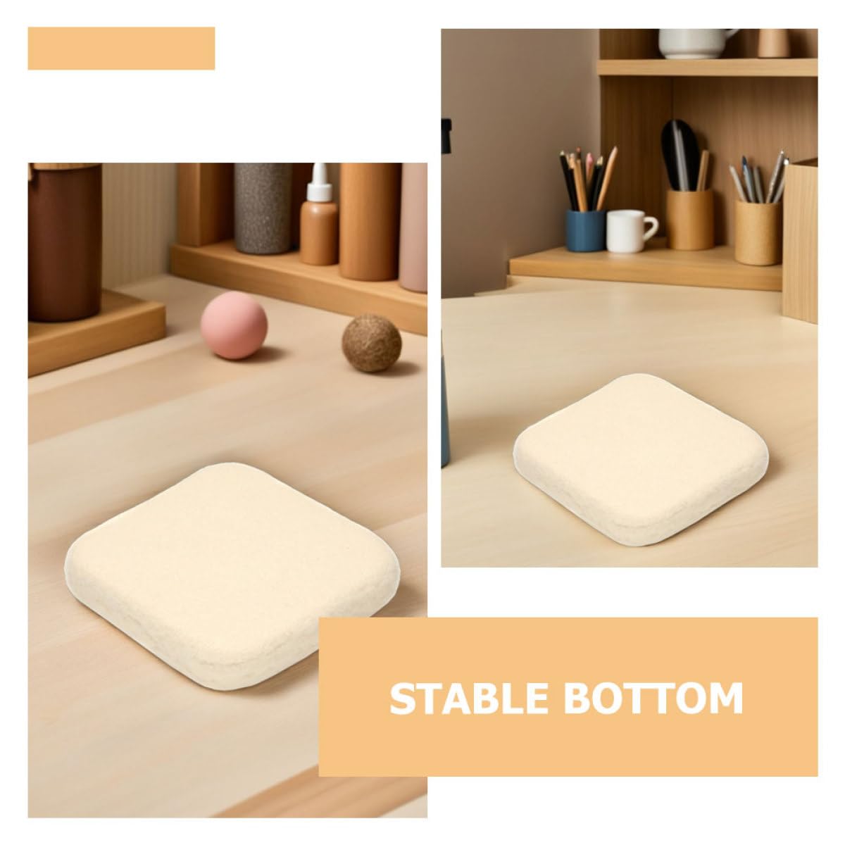 FOMIYES Almohadilla de Fieltro de Lana 20x20 Cm para Fieltrar Aguja, Base Resistente para Manualidades Diy, Tablero de Fieltrado para Principiantes y Profesionales