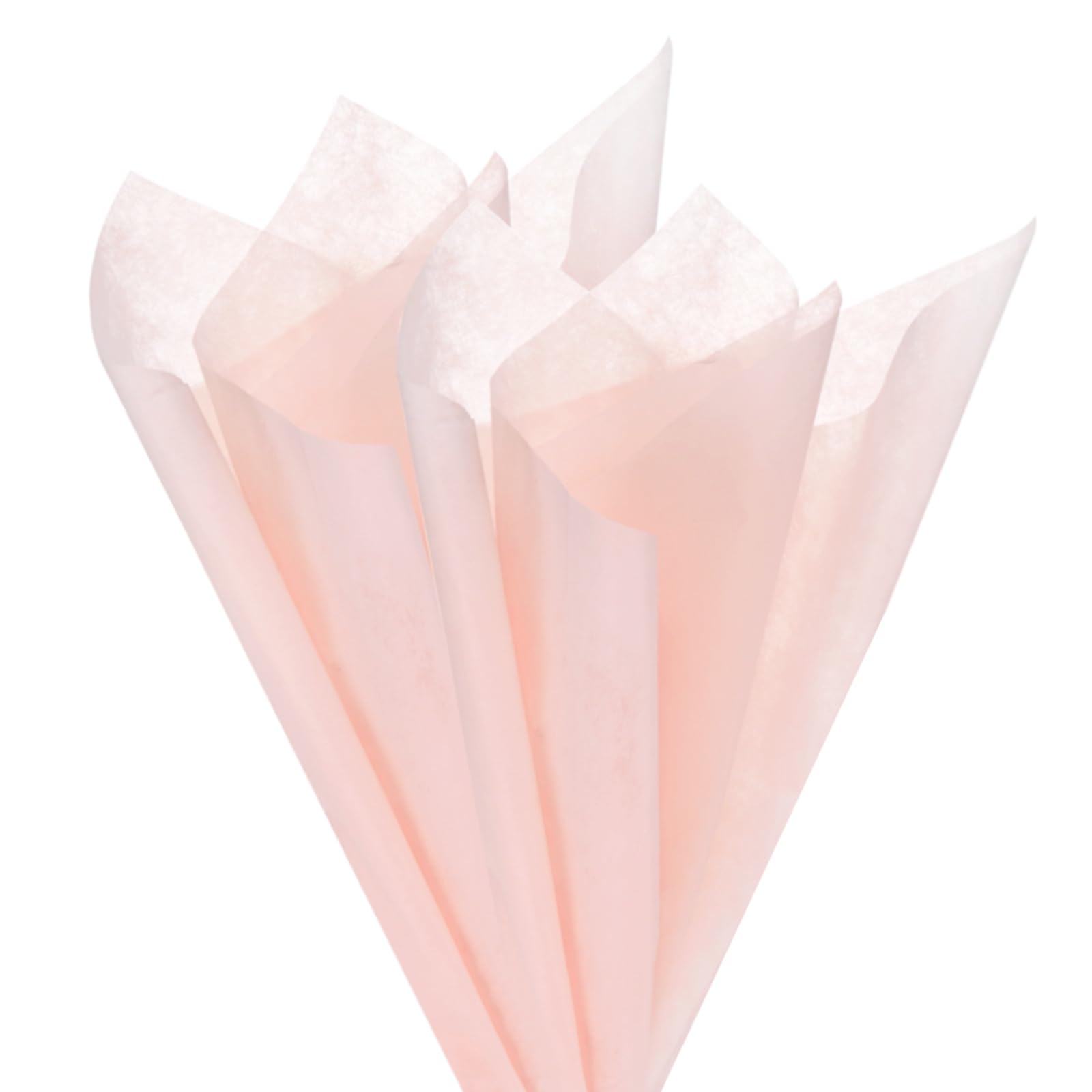 M METERXITY 76-Sheet Korean Cotton Wrapping Flower Paper, 11.8 Inch/ 30cm Waterproof Floral Wrapping Cotton Paper for Bouquets/Gift Packaging [Tender Pink]
