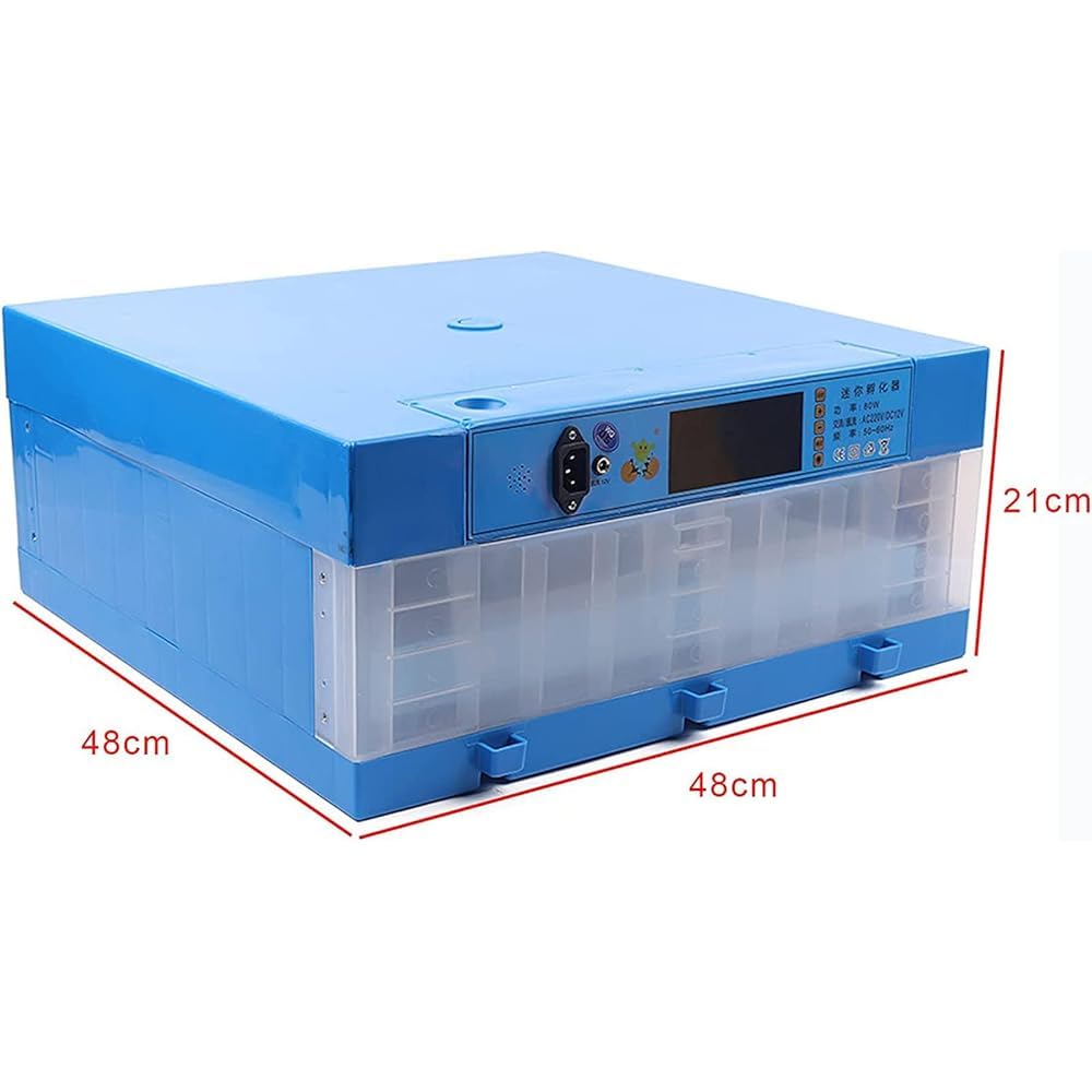 Huevos de gallina fértiles para incubar, giro automático de huevos, control de temperatura y humedad, recarga automática de agua para pollos, patos y codornices