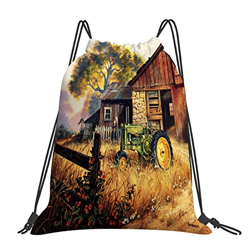 Bolsa con cordón para niños, gimnasio,Almohadilla para puerta de casa de madera antigua rústica,...