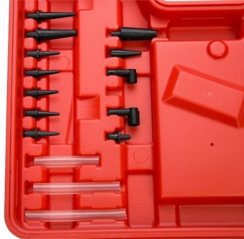TSX TOOL Kit Testeur de Dépression et Purgeur de Freins Manuel avec Manomètre Intégré Coffret Portable Mécanique Auto
