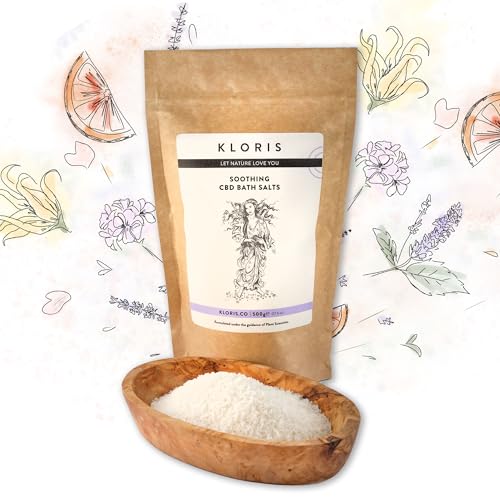 KLORIS Soothing CBD Bath Salts (500g Bag with 1000mg CBD)