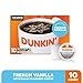 Dunkin' Donuts French Vanilla Flavored Coffee K-Cup, 10 ct