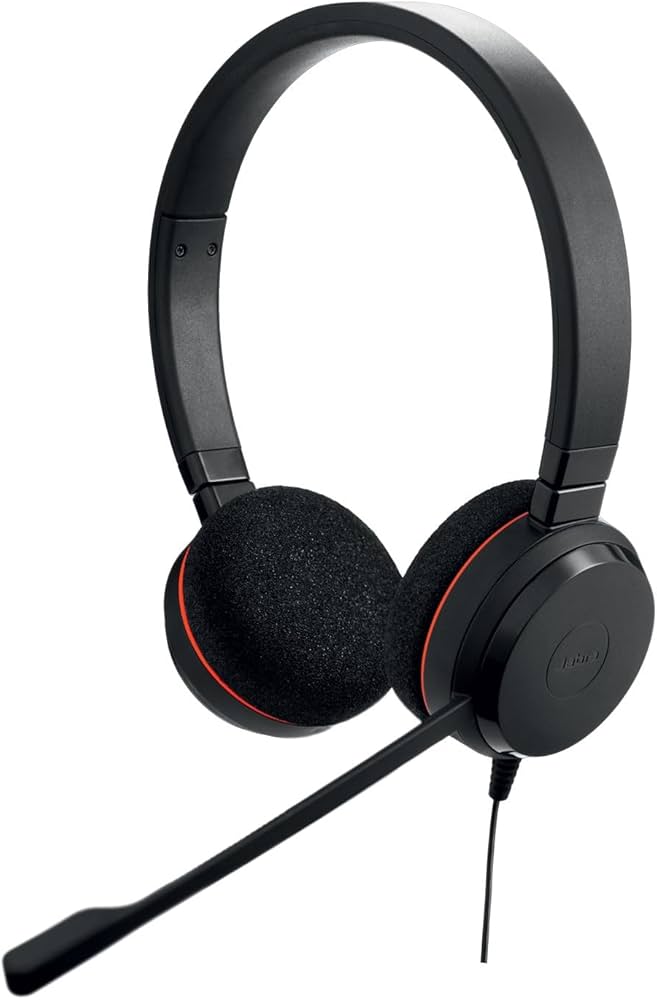 【未使用】 Jabra 有線ヘッドセット　オンイヤーヘッドフォン マイク付き Amazon.com: Jabra Evolve 20 Stereo Headset - Microsoft Certified
