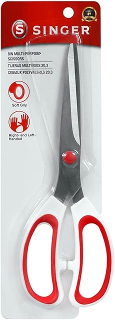 SINGER 00450 8-Inch All Purpose Scissor with Comfort Grip