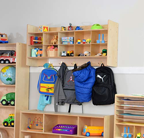 Contender C51409F Wall Locker & Cubby Storage Without Trays, Assembled #TOP6