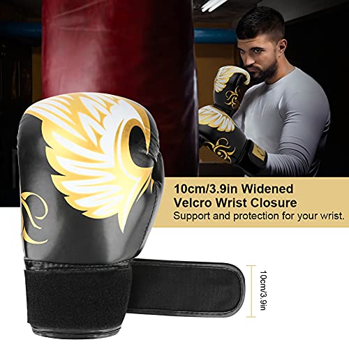 image for Mystery Boxing Gloves for Women Men, 10oz Leather Pro Training Adult T