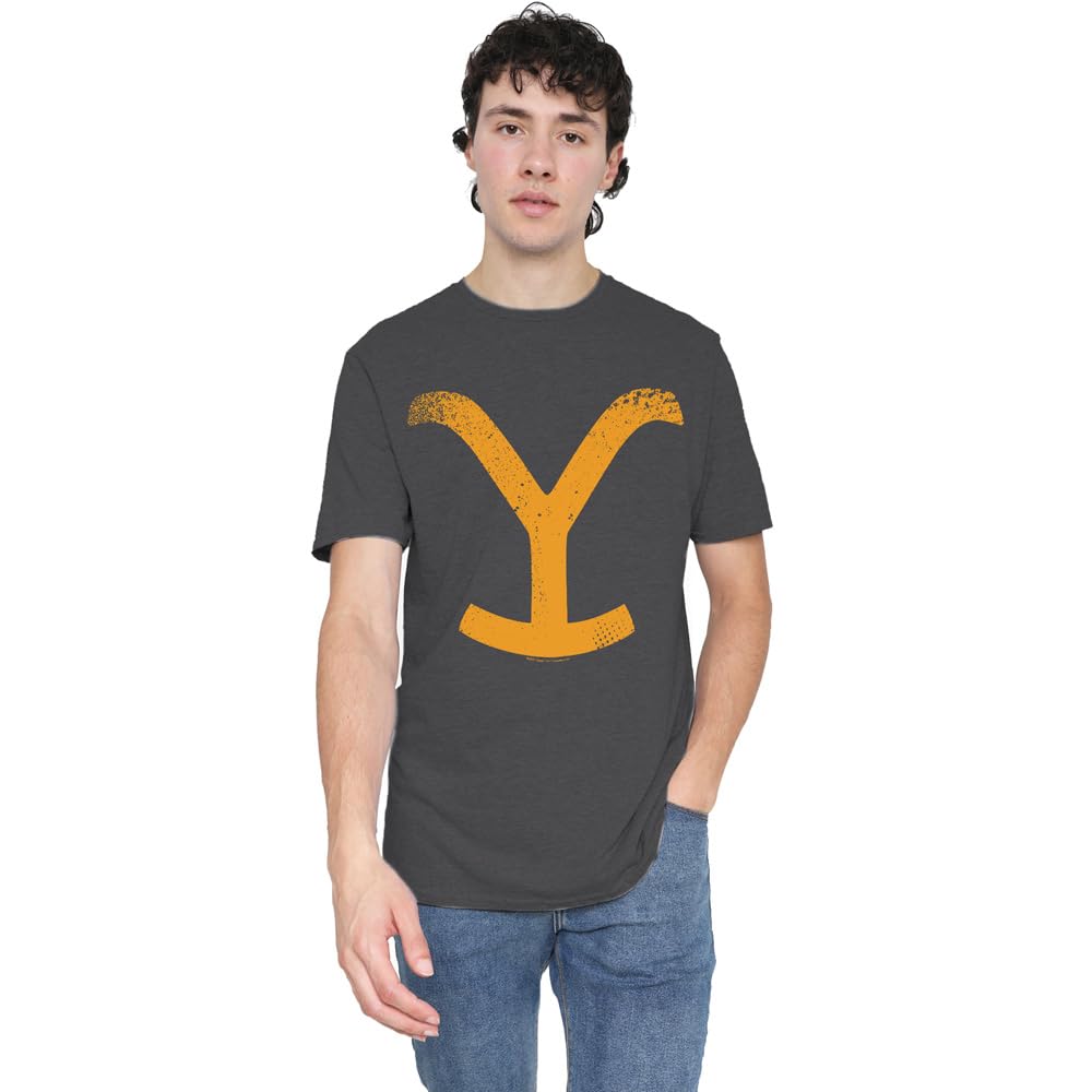 Yellowstone Large Brand Unisex T Shirt, Black, XX-Large
