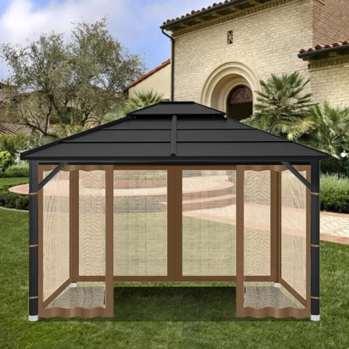 Isagapoy Isagapoy 1012MOSQUITONET 10' X 12' Gazebo Replacement Mosquito Netting thumb #6