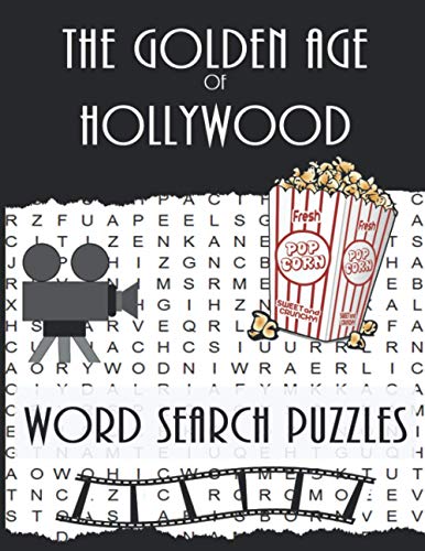 The Golden Age of Hollywood Classic Movies Word Search Puzzle Book image 2