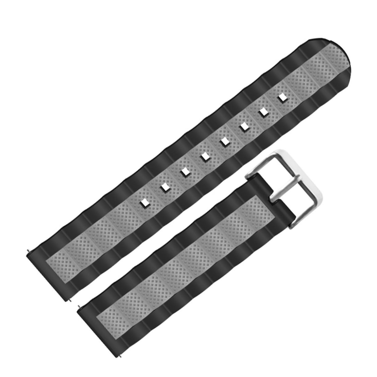 FONDOTIN Silicone Watchband Wrist Band Compatible Watch Band Comfortable Watch Band Watch Strap Replacement Silicone Watch Strap