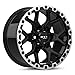 20x9 inch Custom Wheel - Gloss Black Milled with Machined Lip Offroad Design Aluminum Alloy Rim Offroad Bolt- Pattern 6x139.7 mm Offset 20 mm