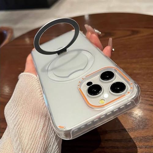 Coque magnétique 2 en 1 avec support pliant pour iPhone 15 Pro Max - 6