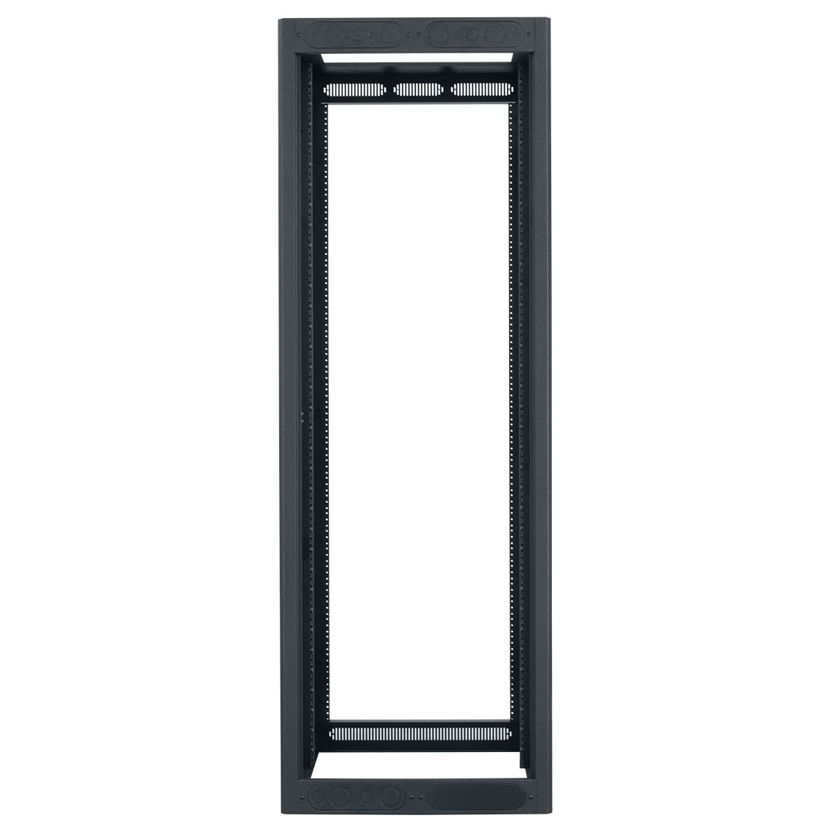 Lowell LER-3532-LRD LER Series 35U x 32 Inches Deep Enclosed AV Rack Without Rear Door; Welded Sides with Vents; Open Front; Configurable Top with 10U Opening for 19 Inches Panels