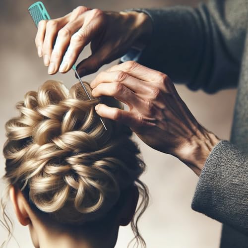 Set de 4 Peines Cola de Rata para Corte y Extensiones miniatura 3