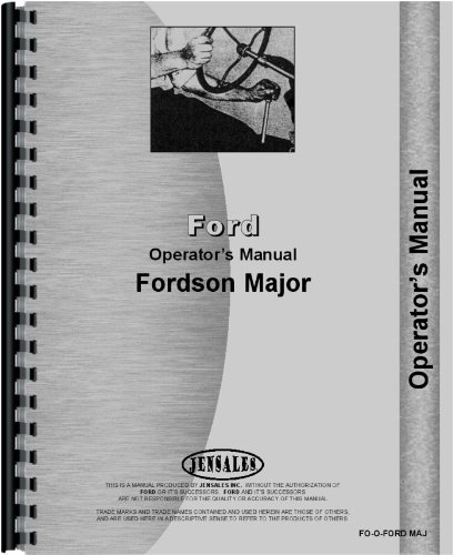 Ford New Major Tractor Operators Manual      Plastic Comb