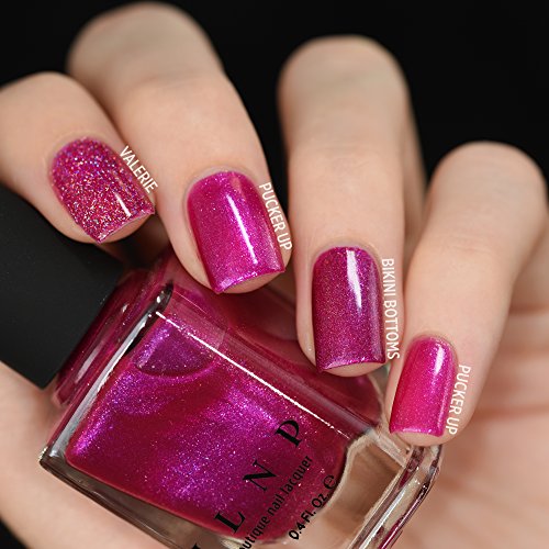 Image of ILNP Pucker Up - Vibrant Pink Shimmer Nail Polish