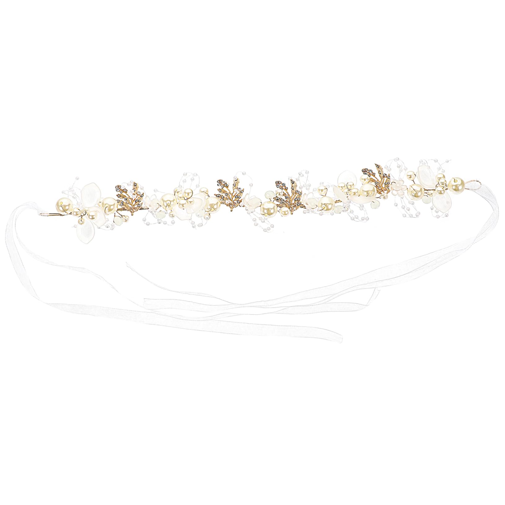 Ipetboom 3pezzi Fascia Sposa Decorazioni e Foglie Accessorio Per Matrimonio Cerimonie e Feste Headband Per Bride e Speciali