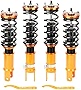maXpeedingrods Coilovers Adjustable Height for Honda S2000 BASE MODEL/TYPE V AP1/AP2 2000-2009, Spring Shock Absorber Suspension Coil Struts, Amortiguador Lowering Kit by 1-3” with Spring Preload