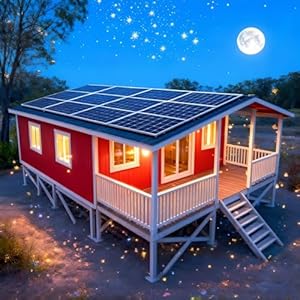 Prefab Tiny Homes for Sale, Modular Foldable Expandable Container Houses to Live in for Adults with 2-3 Bedrooms 1 Fully Equipped Kitchen & Bathroom Mobile Living House