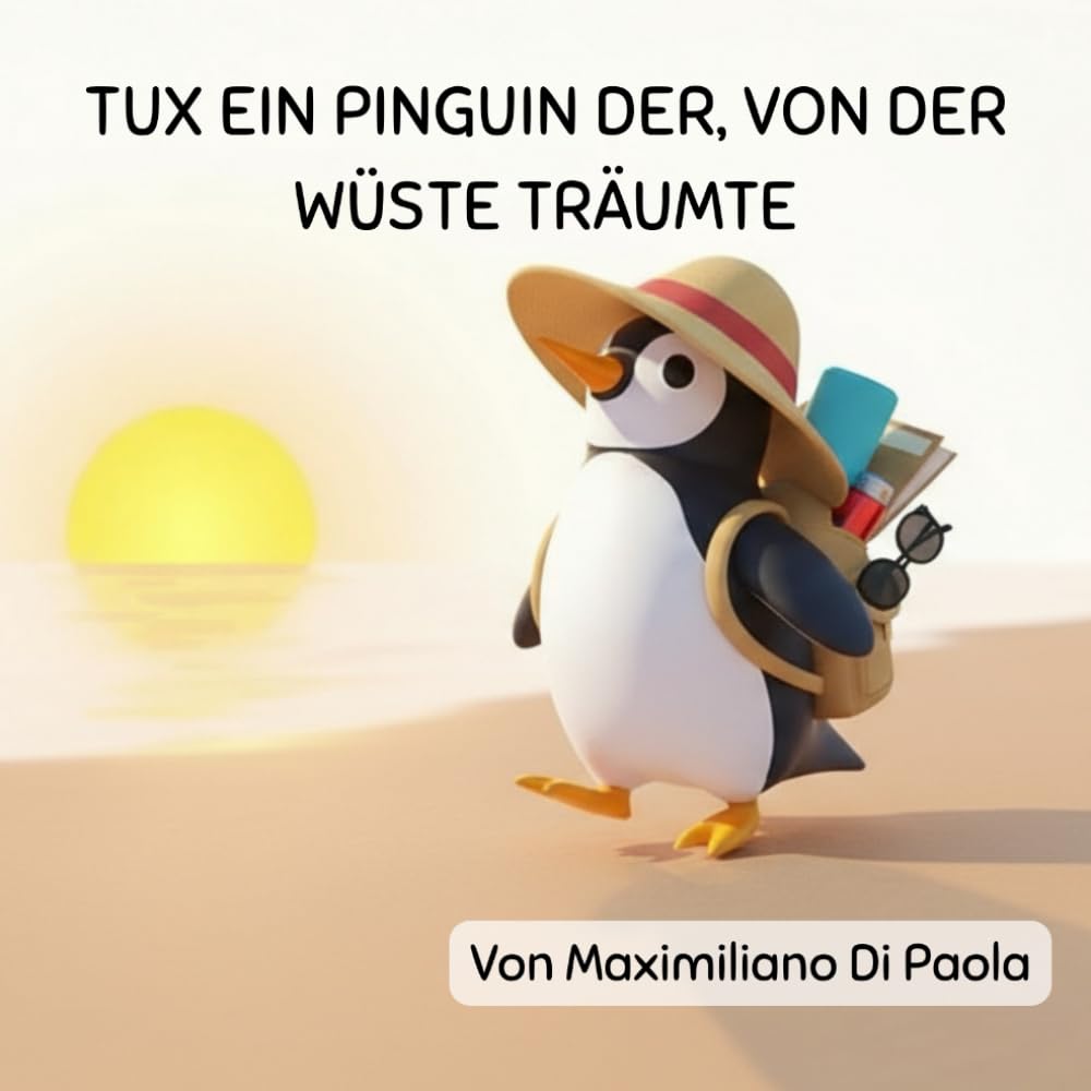TUX EIN PINGUIN DER, VON DER WÜSTE TRÄUMTE: Eine Geschichte über Schnee, Sand und die Magie der Träume