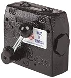 Prince RD-150-16 Flow Control Valve, Adjustable Pressure Relief, Cast Iron, 3000 psi, 0-16 gpm, 1/2