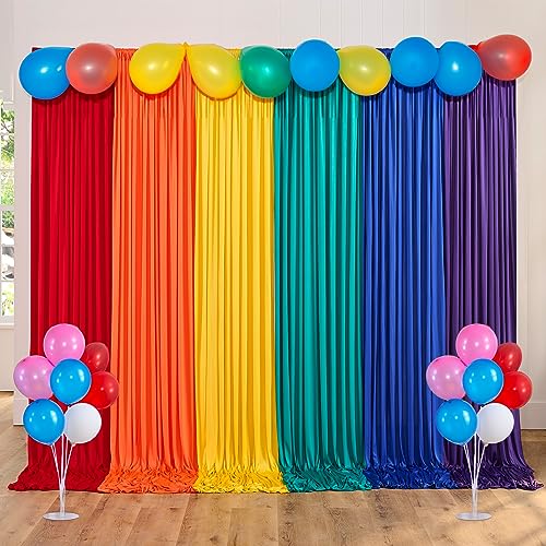 Rideaux colorés pour fête prénatale faciles à installer - 8