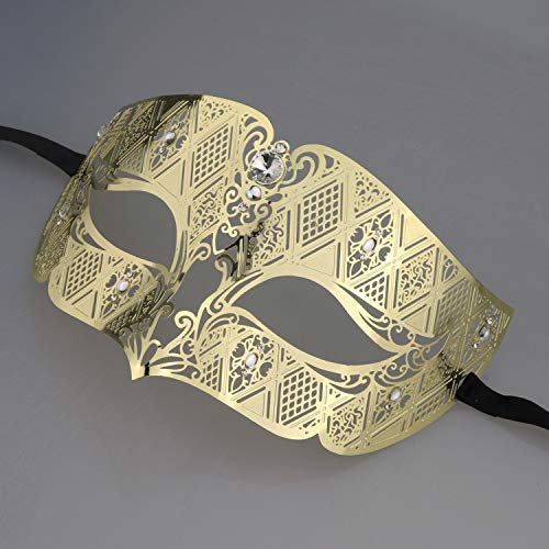 Image of Coddsmz Couples Venetian Masquerade Mask Set Luxury Style Princess Party Mask for Couples Women and Men Mardi Gras Masks
