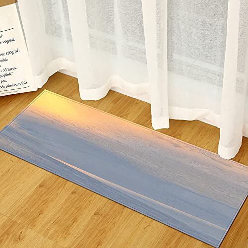 Vloerkleden Voor Hal,Antislip Gebied Tapijt Blauwe Lucht Wolken Zonsopgang Landschap 3D Print Hal Entree Runner Tapijten… - Image 3