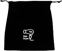 Vista 6 de FOMIYES Bolsa para secador de pelo, bolsa con cordón para secador de pelo, bolsa de almacenamiento con cordón, soporte simple para secadora de pelo