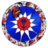 JA-RU Marvel Soft & Safe Frisbee Throwing Disc 12' (1 Spiderman Disc) Spiderman Hulk & Iron Man Flying Discs for Kids Boy Toys. Fidget Beach Pool Outdoor Outside Toys Family Game A-6827-1