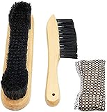 EUROSCRUBBY Billiards Pool Table and Rail Brush with Billiard Cue Shaft Slicker Snooker Cloth Cleaner