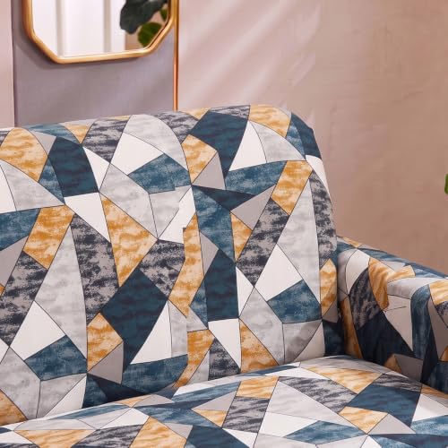 Image of House of Quirk Four Seater Sofa Cover Stretchable - Antique Prism