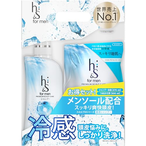 h&s for men(GC`AhGX tH[) Vv[ 370mL+300mL |v&lփZbg XJvEX GC`AhGX tH[