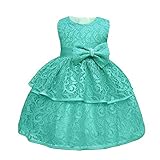 ❥ Neugeborene Kleinkind Baby Mädchen Prinzessin Kleid Blumenspitze Bowknot Tutu Abendkleid Hochzeit Geburtstag Partykleid formale Taufkleid Festzug Ballkleid.