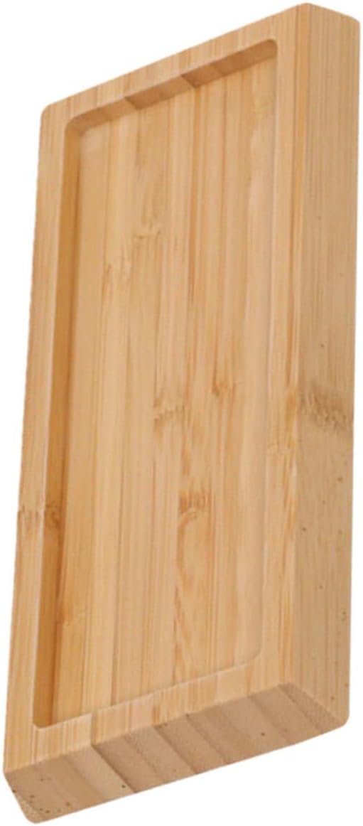 Uonlytech 5pcs Bamboo Whetstone Stand for Kitchen Scissors Knife Sharpening Stone Holder