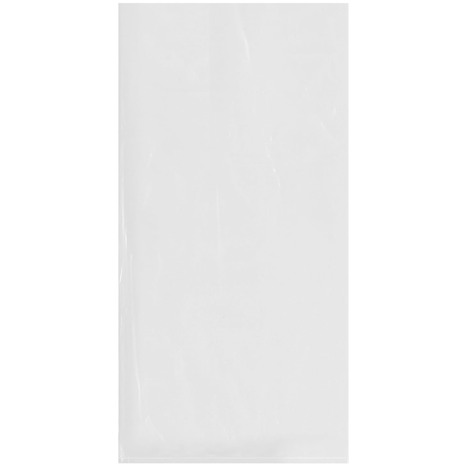 Plymor 10" x 20" (Pack of 100), 2 Mil Flat Open Clear Plastic Poly Bags