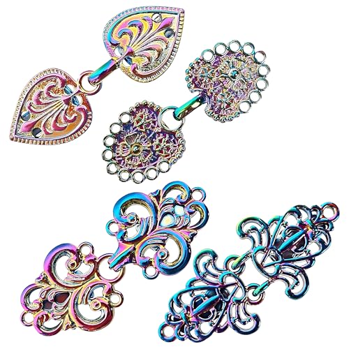 4 Stück Vintage-Pullover-Clips, Stilvolle Cinch Clip und...