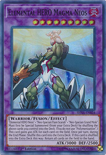 Elemental HERO Magma Neos Yu-Gi-Oh SHVA-EN034 Super Rare 1st Edition
