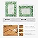 Handicrafts Home 4X6 Decorative Picture Frame, Christmas Decor, Bone Inlay Green Leaf Collection Photo Frame for Home & Shelf Decor– Vintage Frames for Gallery Wall, Desk Decor, Holiday Giftings