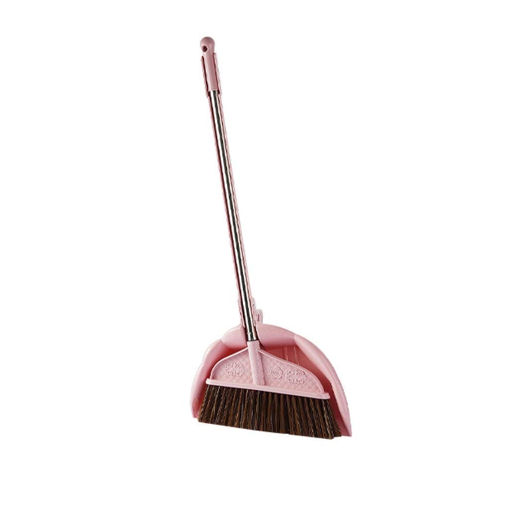 dustpan and brush, Broom with Dustpan,Dust Pan Snaps on Handles, with Attachable