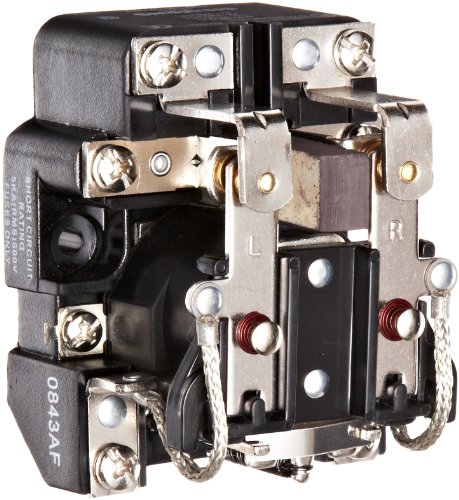 Basic Plug in Open Power Relay, DPDT Mag Blowout Contacts, 40A Contact Rating, 48VDC Coil Voltage