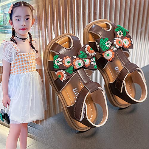 Children's Girls Sandals Summer Shattered Bow Fashion Package Head Daily With The Set Of Dress Shoes Dress Shoes Girls3