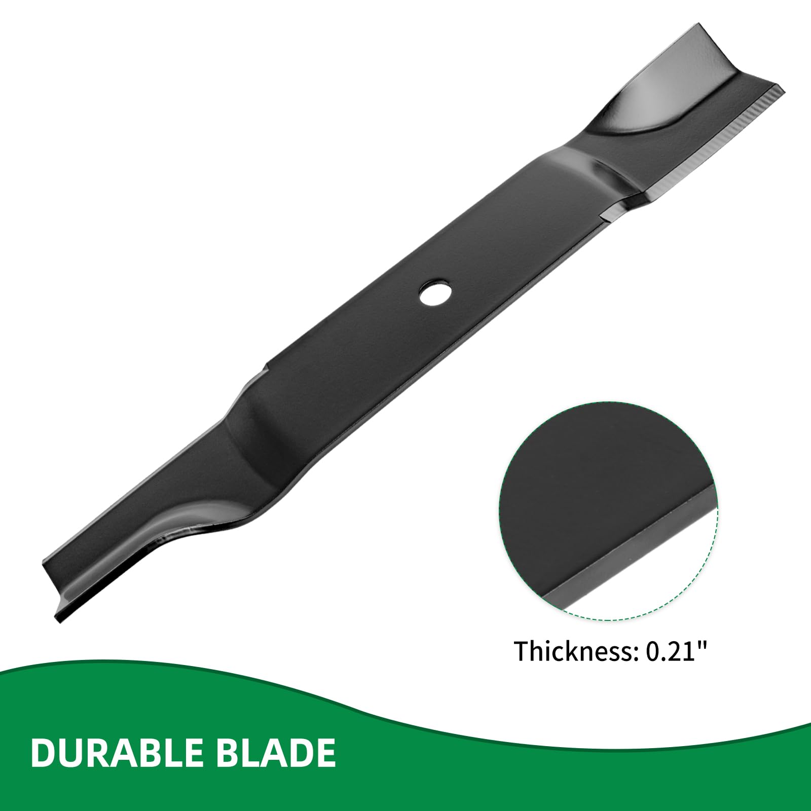 Cuchillas de cortacésped de alta elevación 742-04415 compatibles con Cub Cad et cubierta de corte de 60 pulgadas, cuchillas de repuesto 942-04415 para DS60/M60-CT/M60-KH ROPS/Recon 60, repuesto para