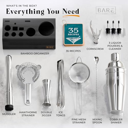 BARE BARREL 14-Piece Cobbler Shaker Set