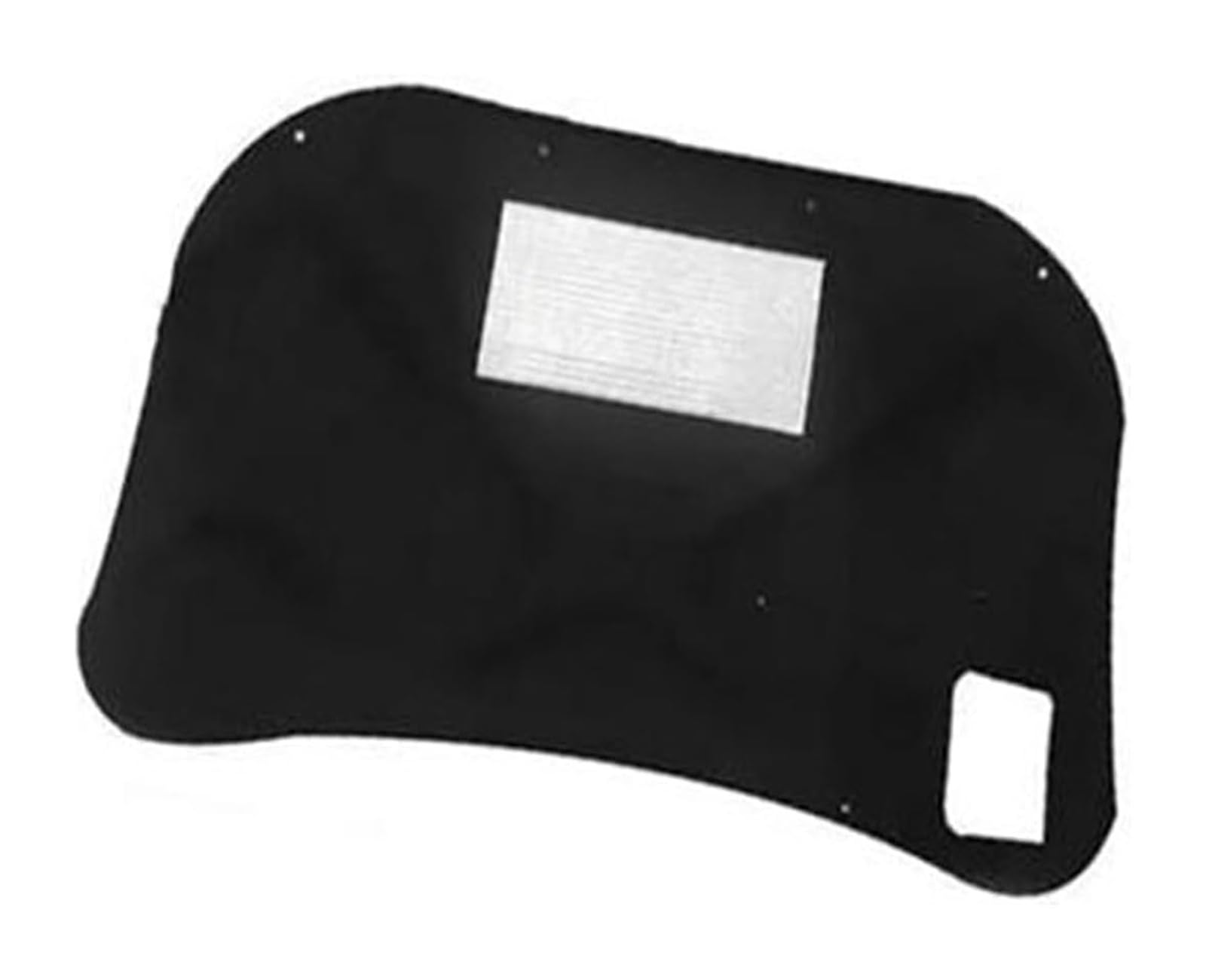 for Hyundai for Elantra for Avante XD MK3 2001-2006 Front Hood Engine Soundproof Mat Heat Shield Car Sound Insulation Cotton(Black 1pcs Aluminum Foil)