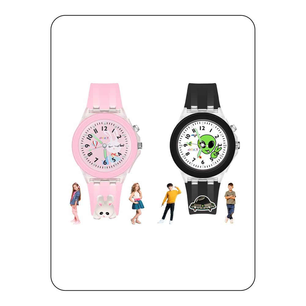 SPIKY 3D Cartoon Analog Kids Watch with LED Luminous 7 Multicolour Glowing Disco Light | Unbreakable Silicone Strap | Childrens Birthday Gift | Best Diwali Gift for Boys and Girls of Age 3-13 Years (B0BRJLYKBJ) Amazon Price History, Amazon Price Tracker